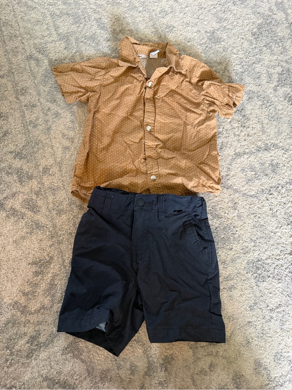 Toddler Boys button down outfit